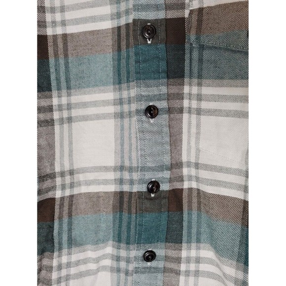 Patagonia Flannel Shirt Mens XXS Organic Cotton Tailored Grey L/S Fjord NEW - Picture 4 of 8